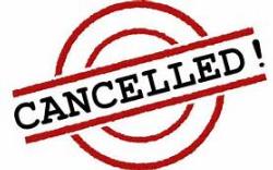 Cheer Practice Canceled